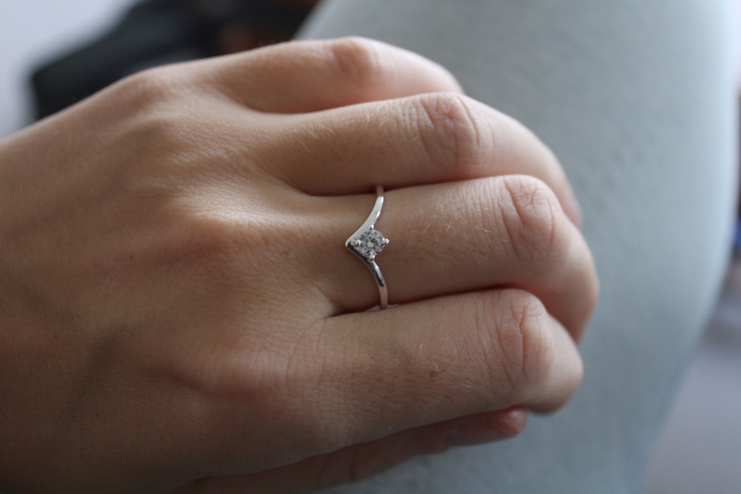 Wishbone ring